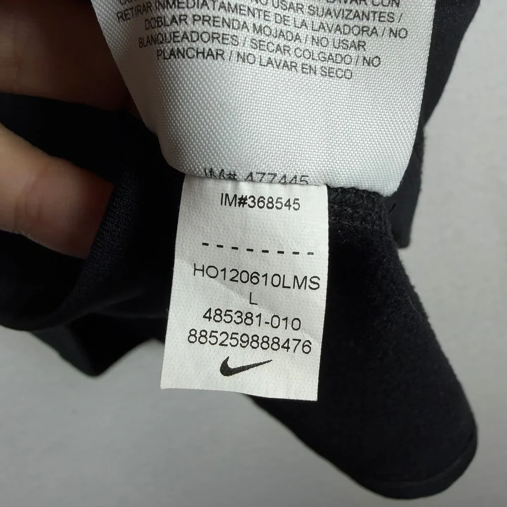 Nike Pro Dri-FIT Womens Black Cowl Neck Long Sleeve Training Top 485381-010 L